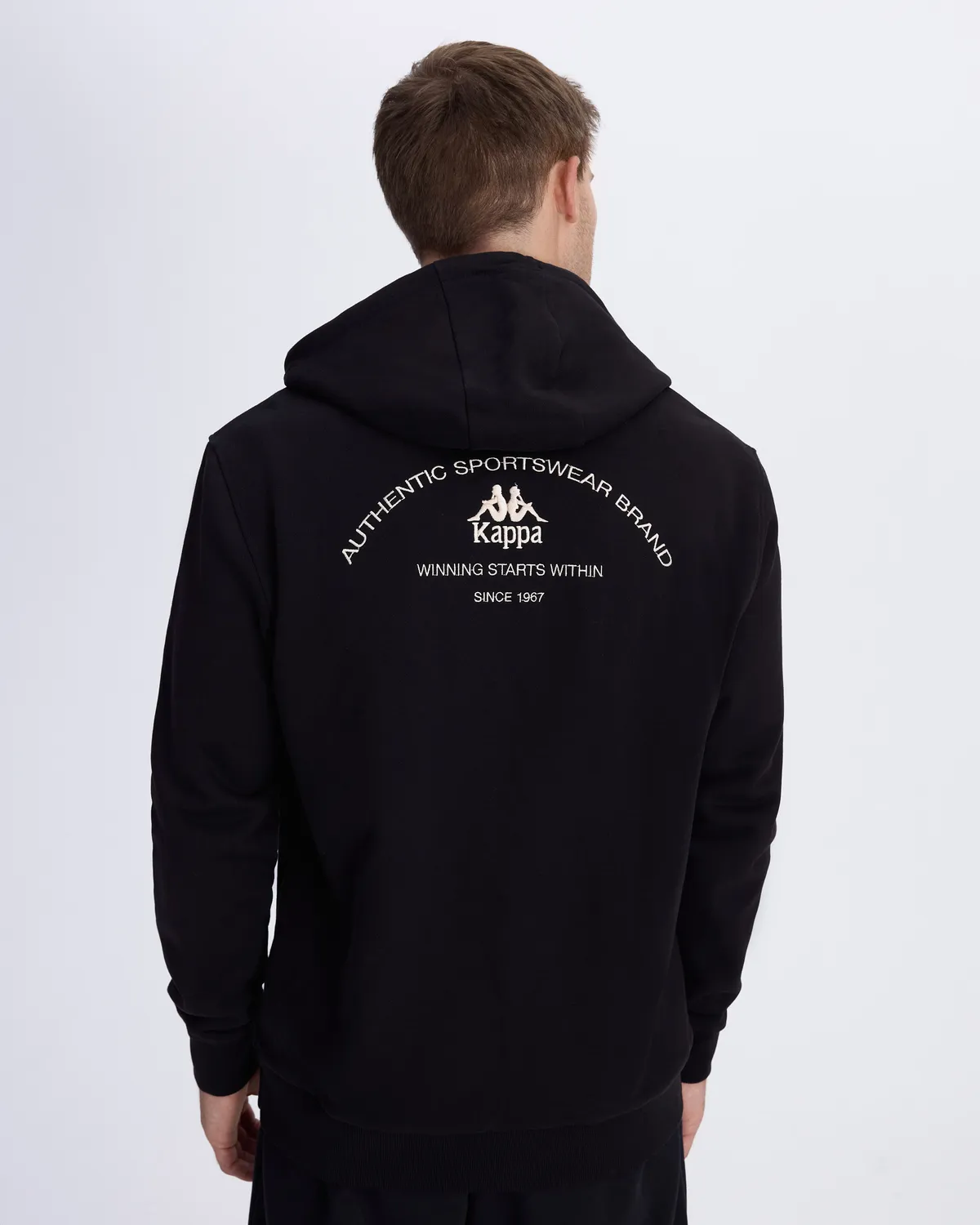 Siyah Authentic Franz Full Zip Erkek Siyah Regular Fit Fermuarlı Eşofman Üstü