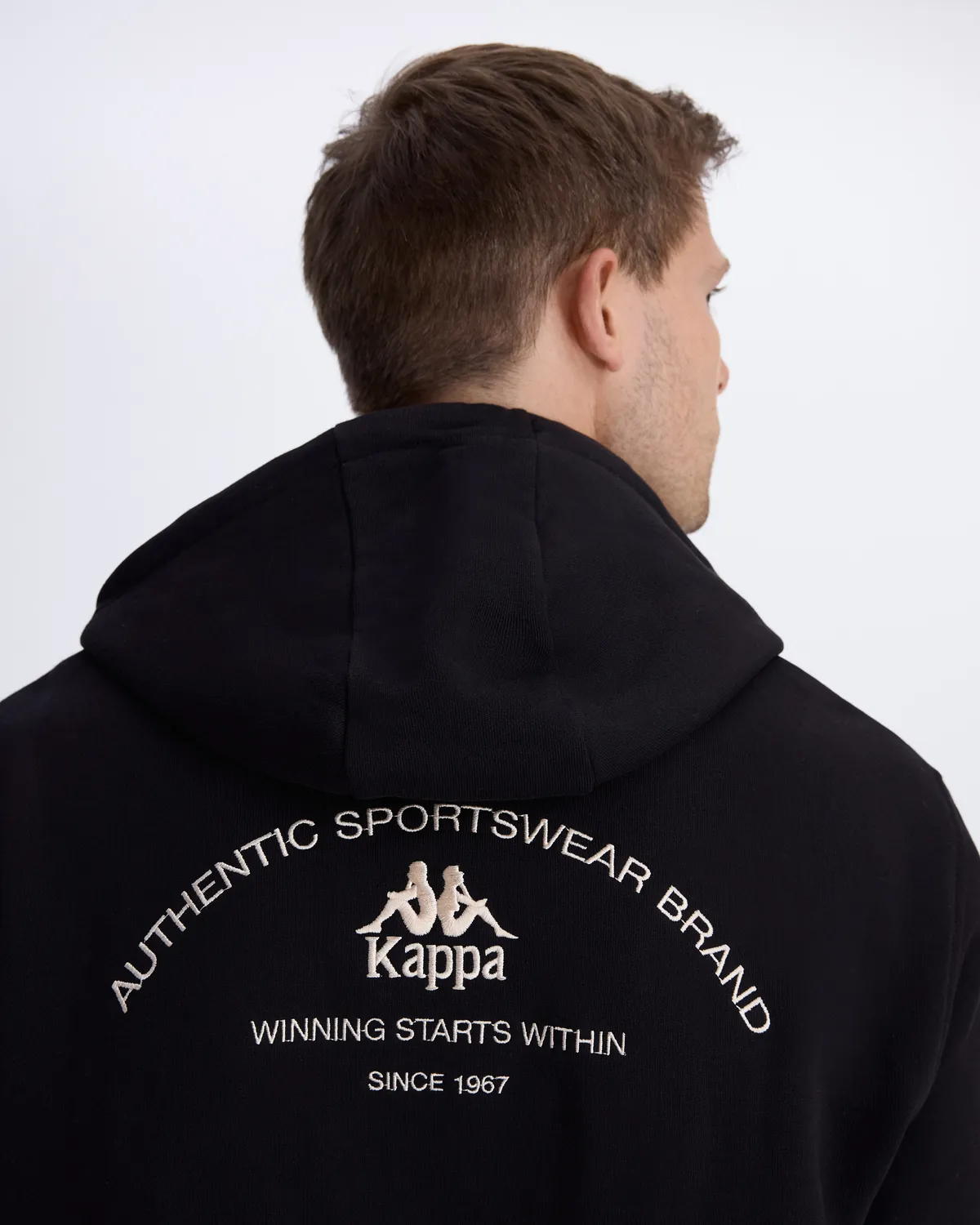 Siyah Authentic Franz Full Zip Erkek Siyah Regular Fit Fermuarlı Eşofman Üstü