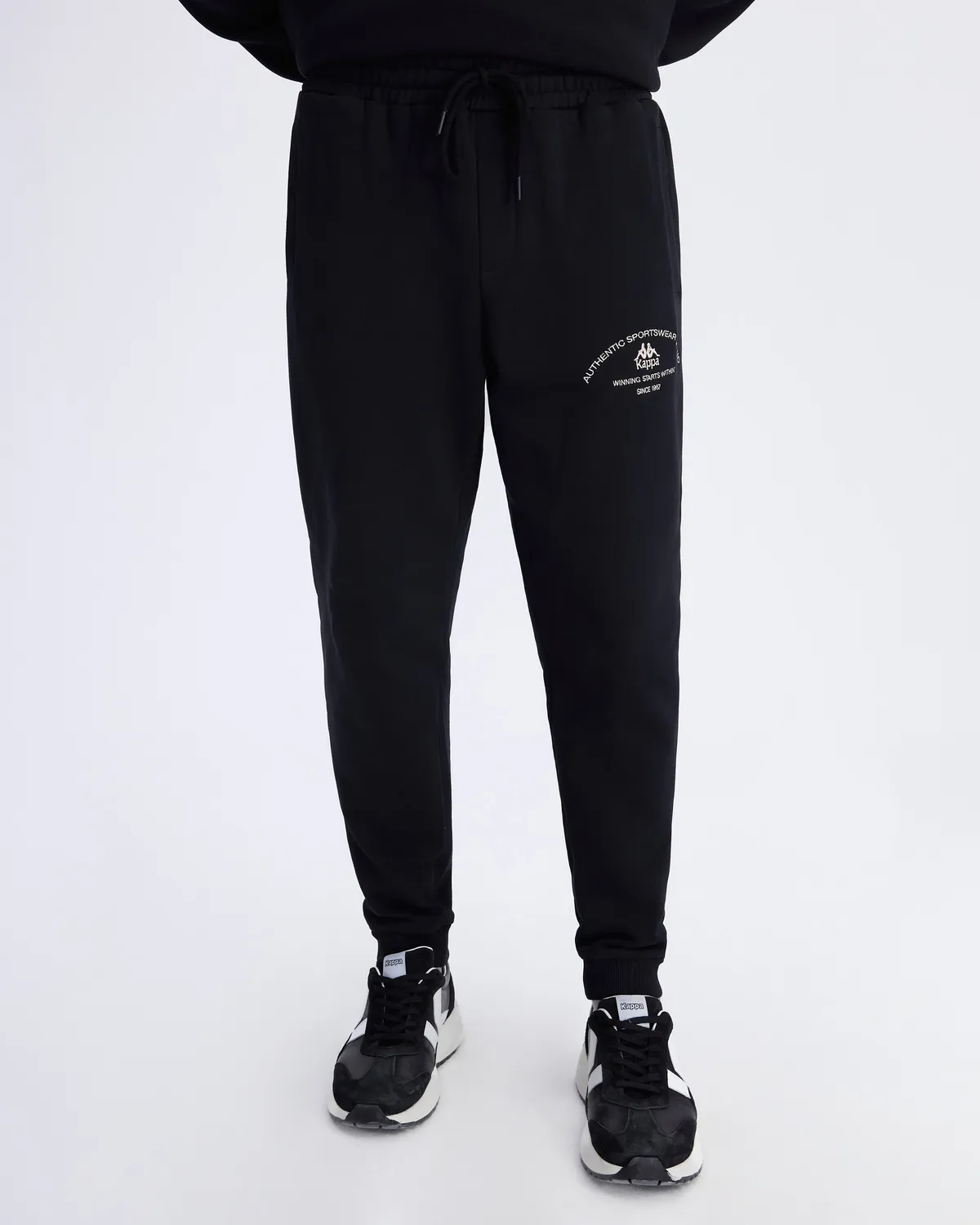 Siyah Authentic Franz Pant Erkek Siyah Regular Fit Eşofman Altı