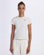 Beyaz-Authentic 222 Banda Pippigt Kadın Beyaz Skin Fit Tişört