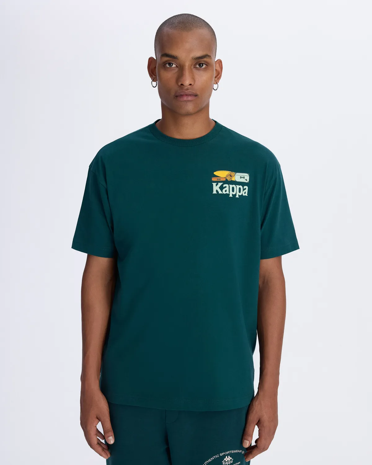 Yeşil Authentic Graphik Paras Tur Unisex Petrol Yeşili Comfort Fit Tişört