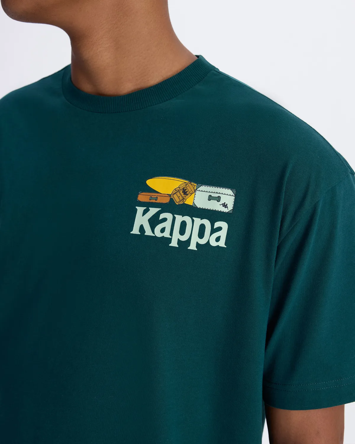 Yeşil Authentic Graphik Paras Tur Unisex Petrol Yeşili Comfort Fit Tişört