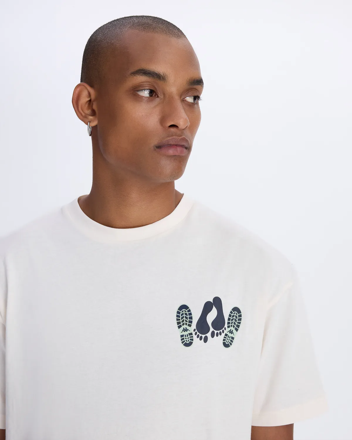 Beyaz Authentic Graphik Pirat Unisex Beyaz Comfort Fit Tişört