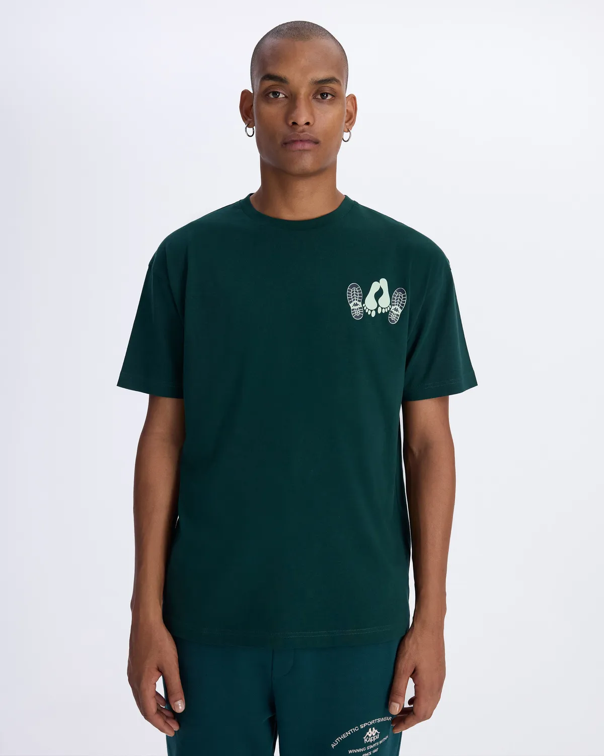 Yeşil Authentic Graphik Pirat Unisex Petrol Yeşili Comfort Fit Tişört