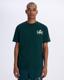 Authentic Graphik Pirat Unisex Petrol Yeşili Comfort Fit Tişört