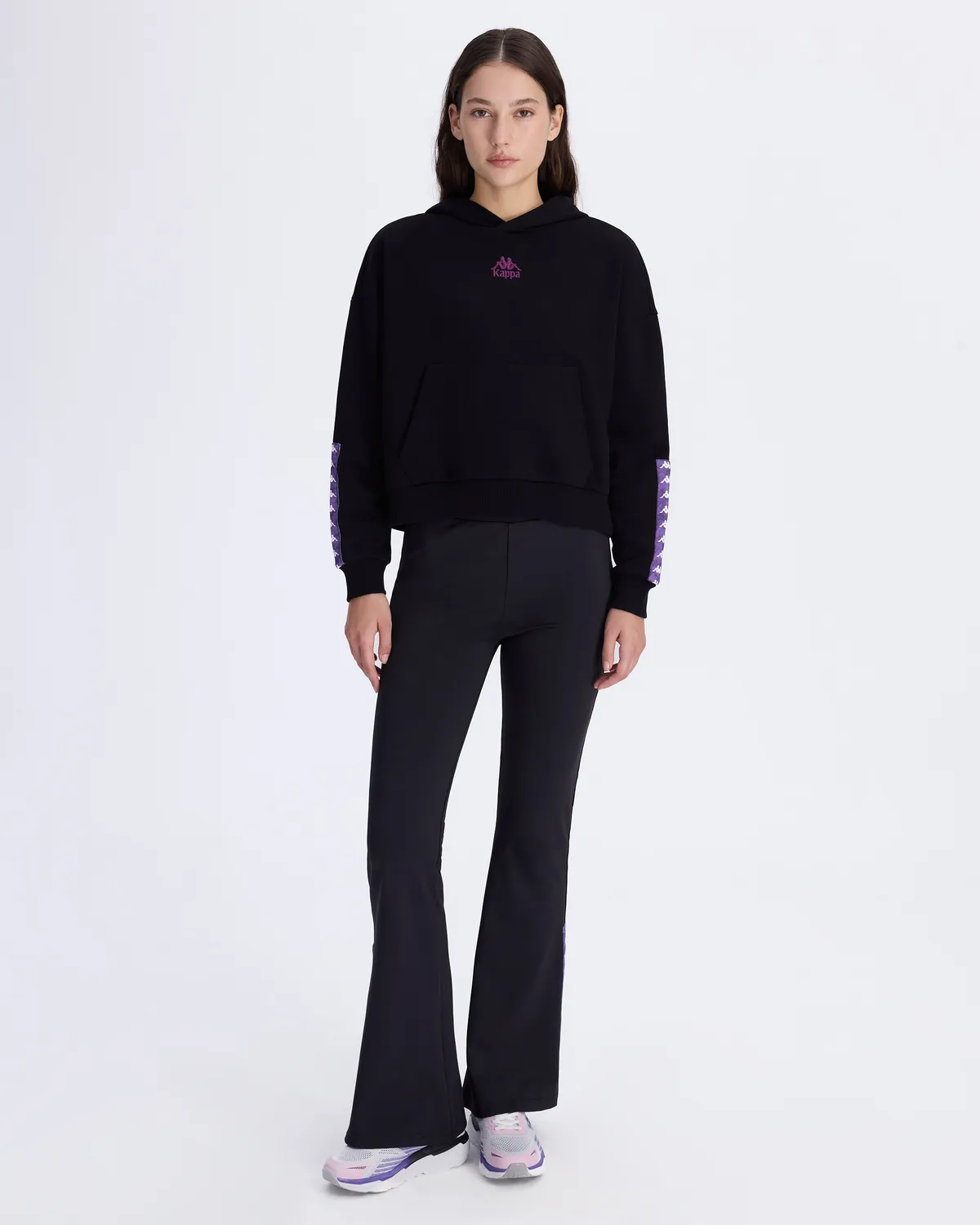 Siyah Authentic Alcott Hoodie Kadın Siyah Comfort Fit Hoodie