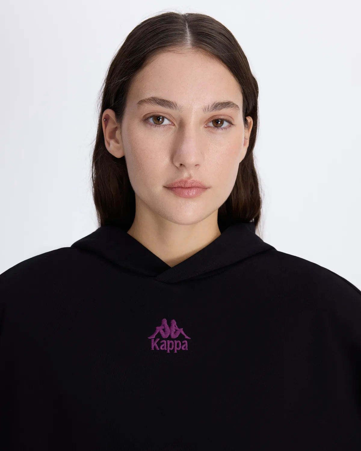 Siyah Authentic Alcott Hoodie Kadın Siyah Comfort Fit Hoodie