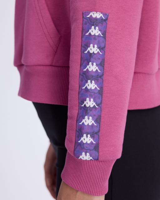 Pembe Authentic Alcott Hoodie Kadın Pembe Comfort Fit Hoodie - KAPPA® Türkiye