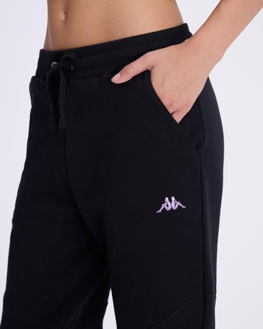 Siyah Authentic Alena Pant Kadın Siyah Comfort Fit Eşofman Altı - KAPPA® Türkiye