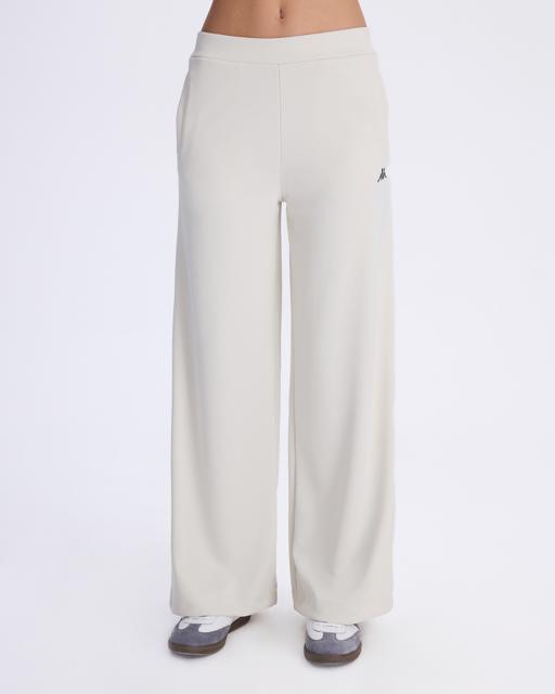 Beyaz Authentic Avy Pant Kadın Taş Rengi-Siyah Comfort Fit Eşofman Altı - KAPPA® Türkiye