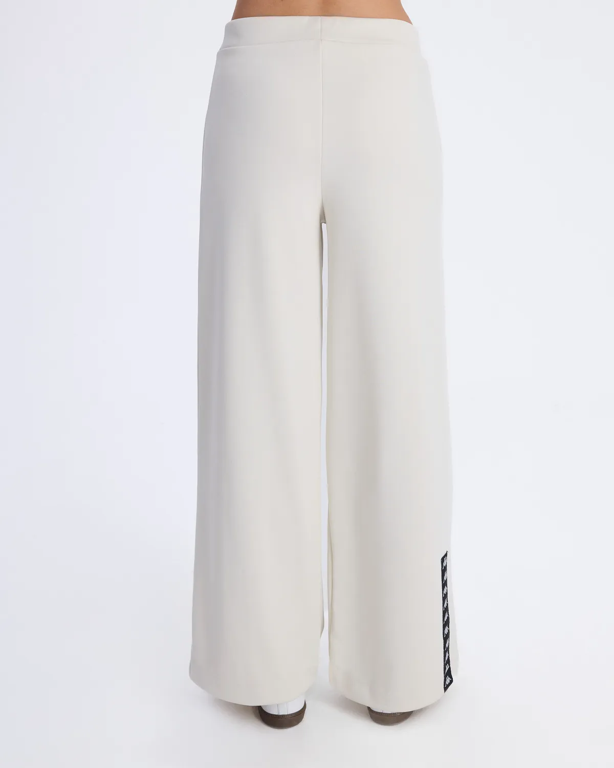 Beyaz Authentic Avy Pant Kadın Taş Rengi-Siyah Comfort Fit Eşofman Altı