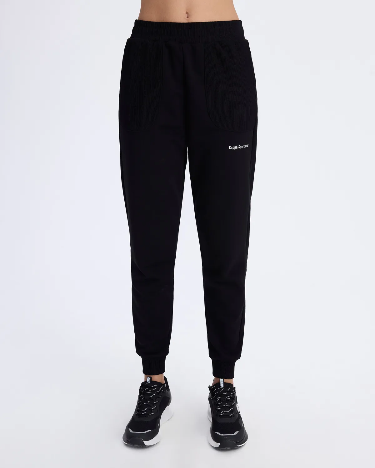 Siyah Authentic Angely Pant Kadın Siyah Comfort Fit Eşofman Altı