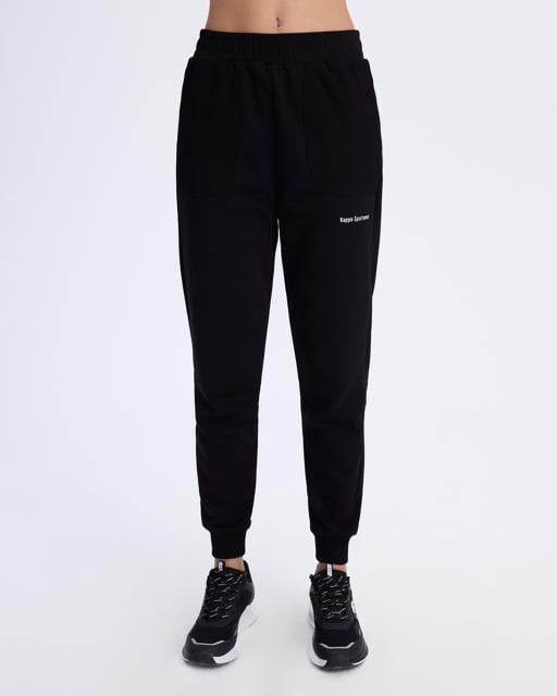 Siyah Authentic Angely Pant Kadın Siyah Comfort Fit Eşofman Altı - KAPPA® Türkiye