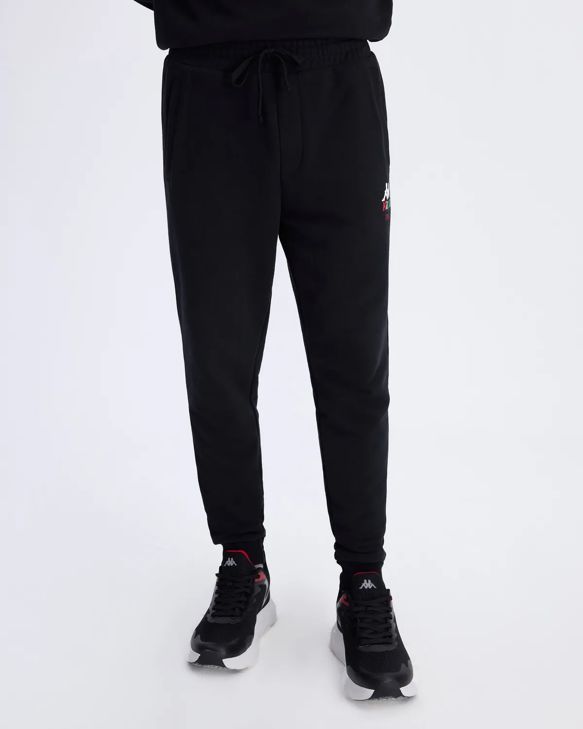 Siyah Authentic İtaly Pant Erkek Siyah Comfort Fit Eşofman Altı