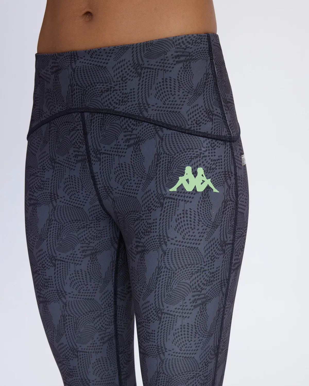 Siyah Kombat Fiu Tur Kadın Siyah Skin Fit Tayt