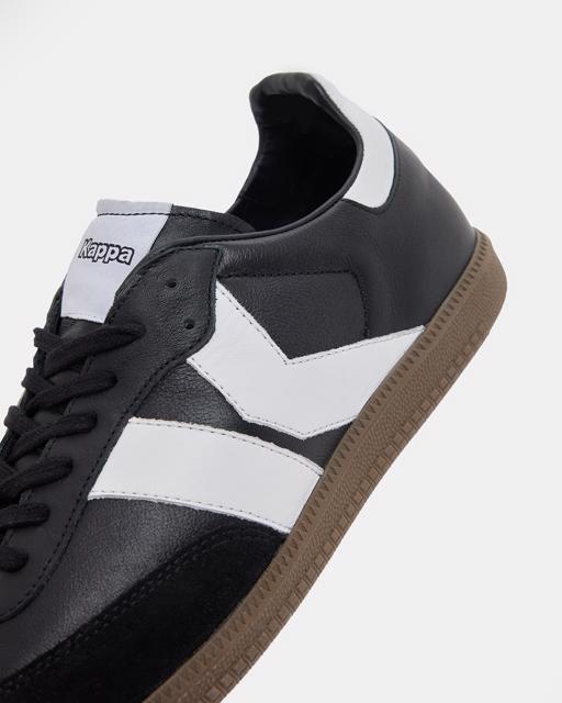 Siyah Logo Tore Unisex Siyah-Beyaz Sneaker - KAPPA® Türkiye