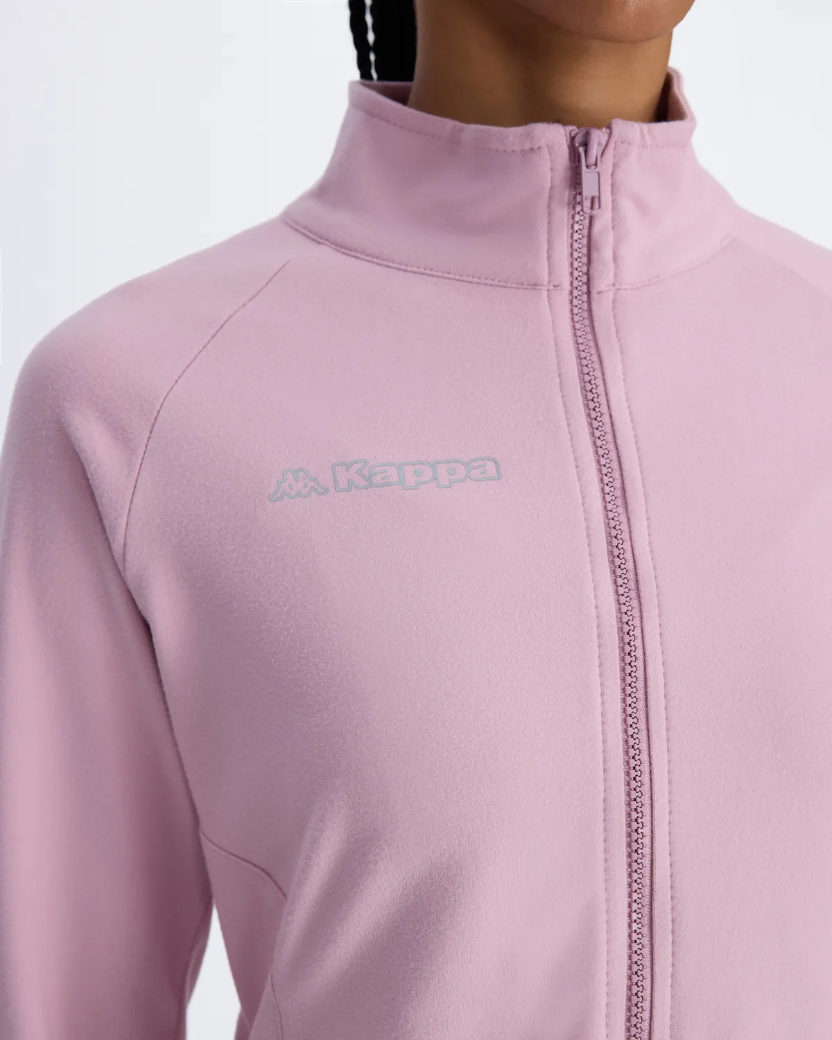 Pembe Berry Full Zip Kadın Pembe Regular Fit Fermuarlı Eşofman Üstü