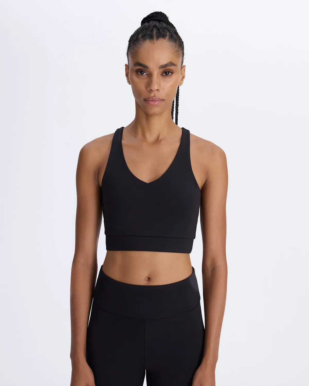 Siyah Berly Bra Kadın Siyah Skin Fit Sporcu Sütyeni