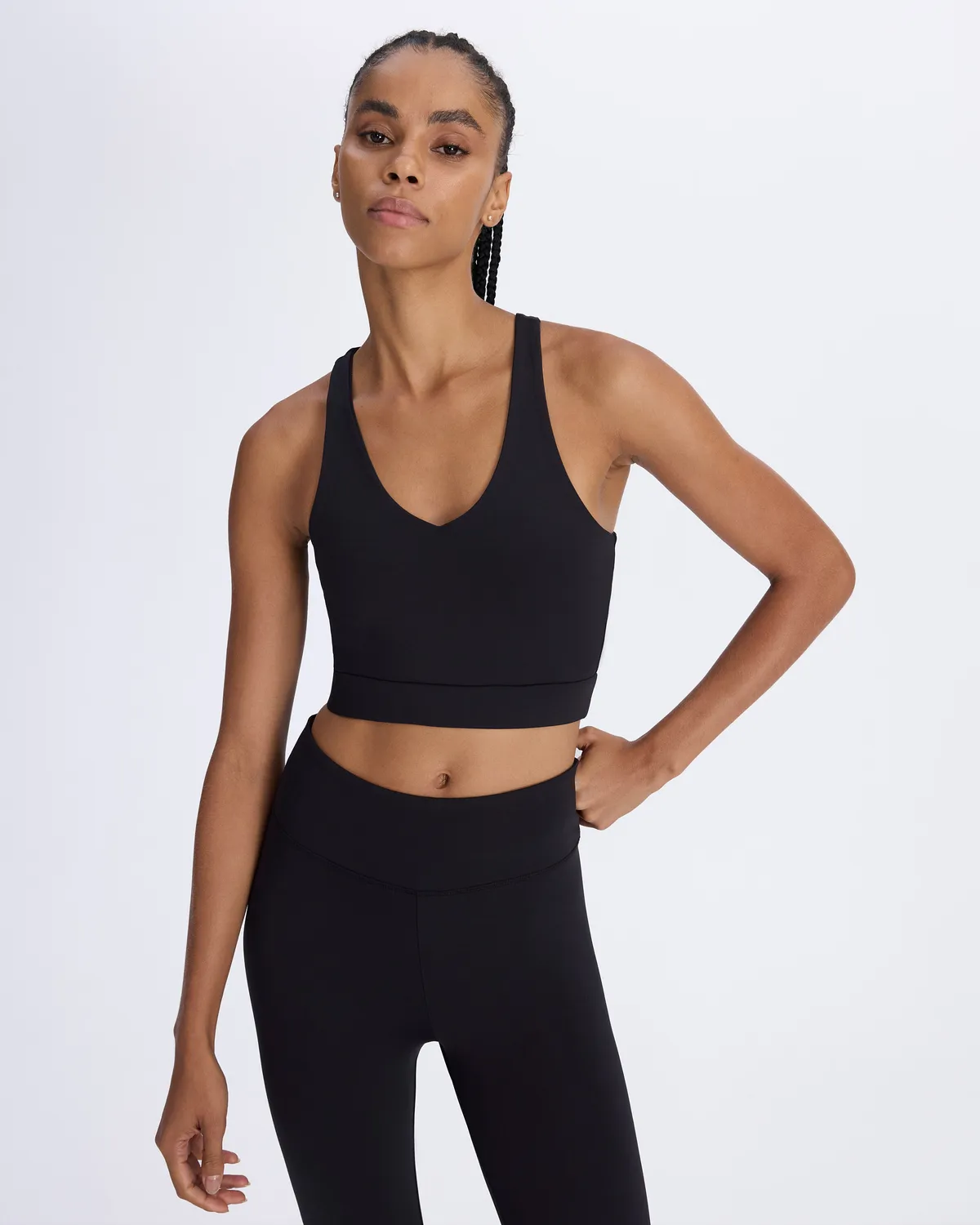 Siyah Berly Bra Kadın Siyah Skin Fit Sporcu Sütyeni