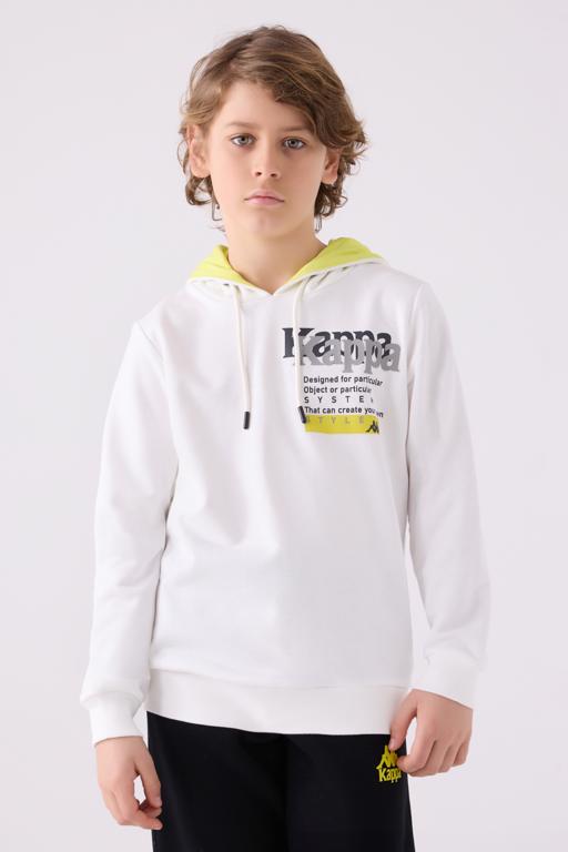 Bej Douglas Erkek Çocuk Ekru  Regular Fit Sweatshirt - KAPPA® Türkiye