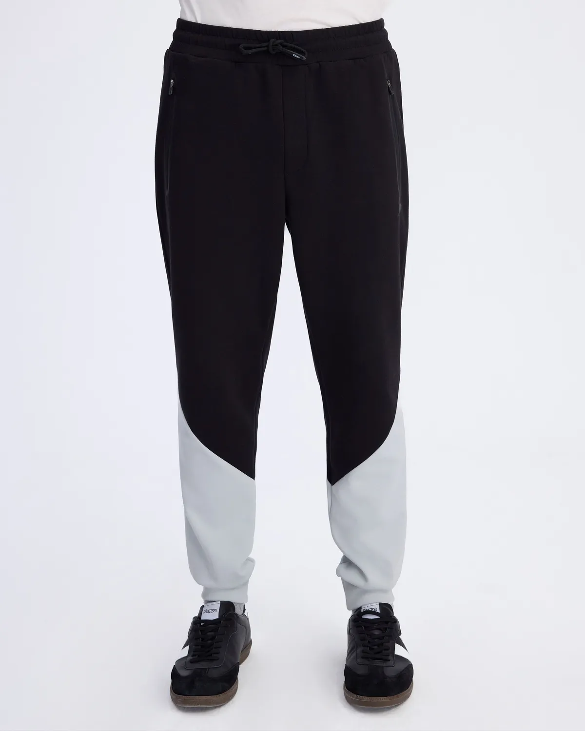 Gri Nisty Pant Erkek Gri-Siyah Regular Fit Eşofman Altı