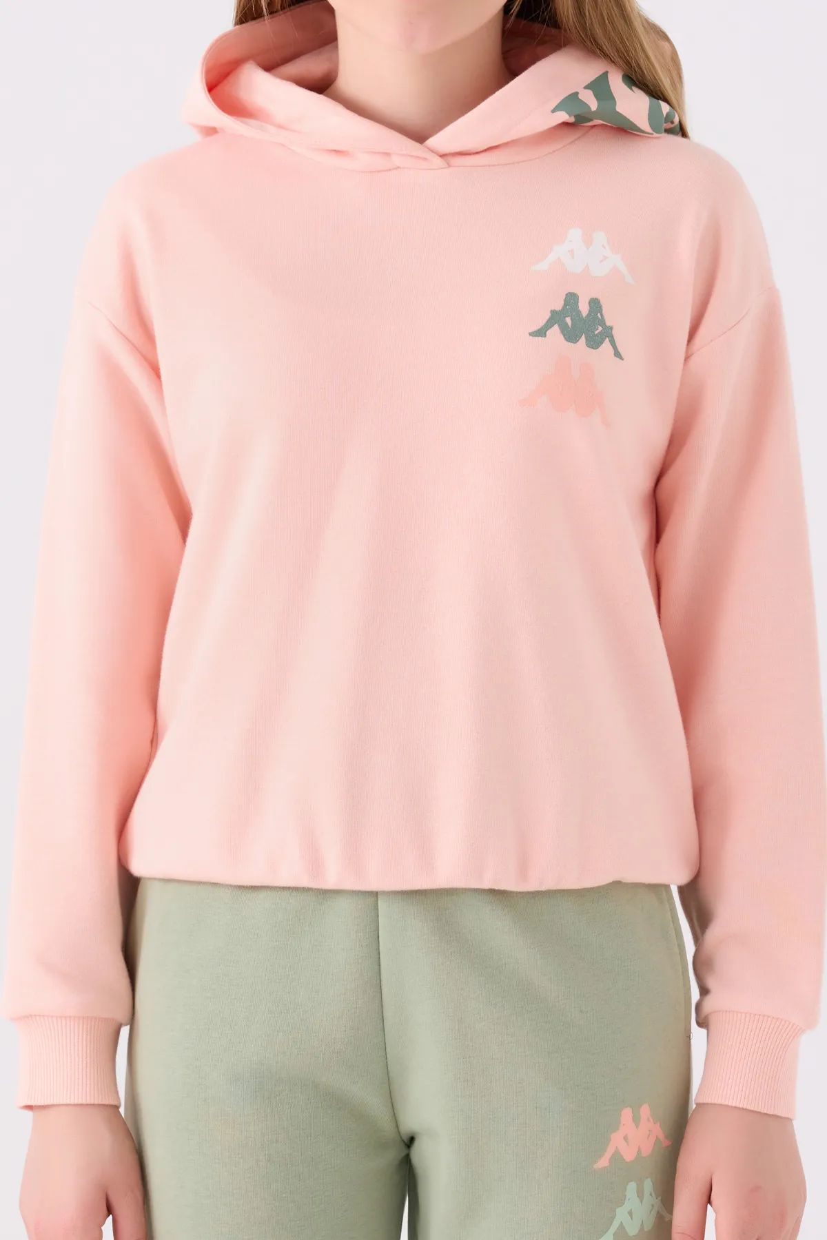 Turuncu Authentic  Danita Kız Çocuk Somon Regular Sweatshirt