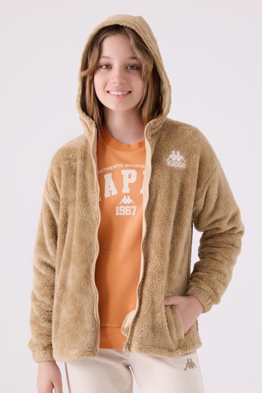 Bej Authentic  Dara Kız Çocuk Bej Regular Fit Sherpa - KAPPA® Türkiye