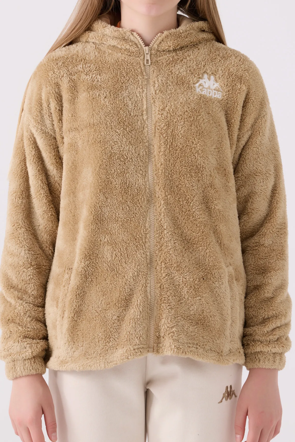 Bej Authentic  Dara Kız Çocuk Bej Regular Fit Sherpa