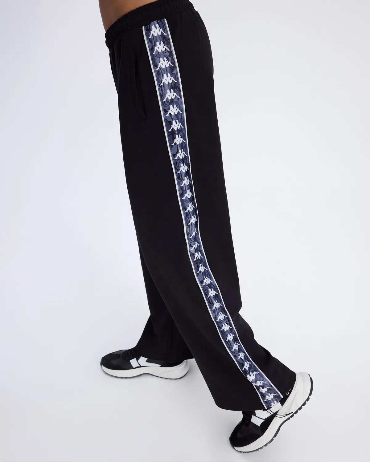 Siyah Authentic 222 Banda Petuniagt Kadın Siyah Oversize Fit Eşofman Altı