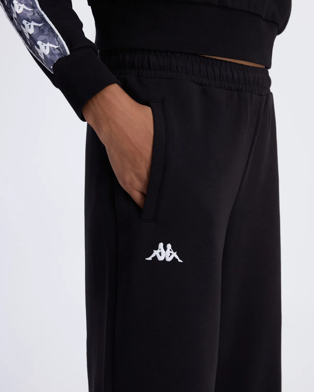 Siyah Authentic 222 Banda Petuniagt Kadın Siyah Oversize Fit Eşofman Altı