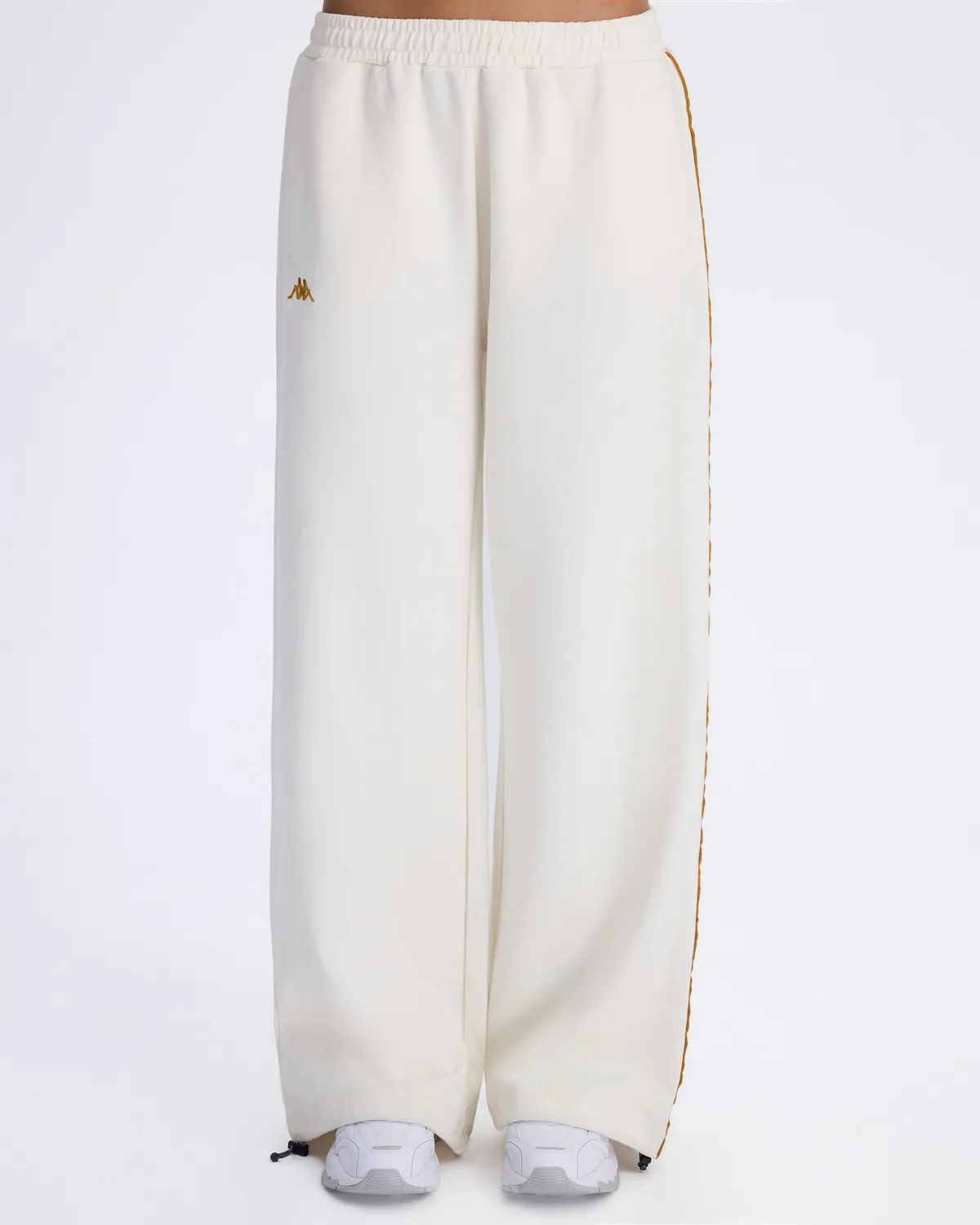 Beyaz Authentic 222 Banda Petuniagt Kadın Beyaz Oversize Fit Eşofman Altı