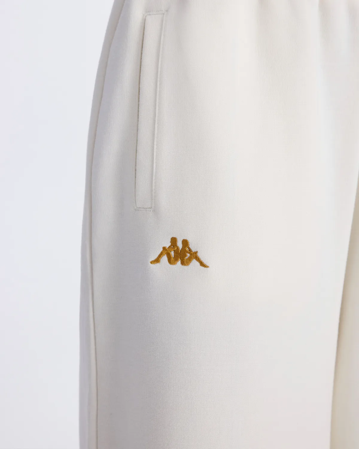 Beyaz Authentic 222 Banda Petuniagt Kadın Beyaz Oversize Fit Eşofman Altı