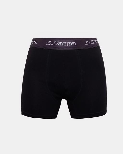 Siyah Logo Kabox 2 Erkek Siyah-Mavi Regular Fit Boxer - KAPPA® Türkiye