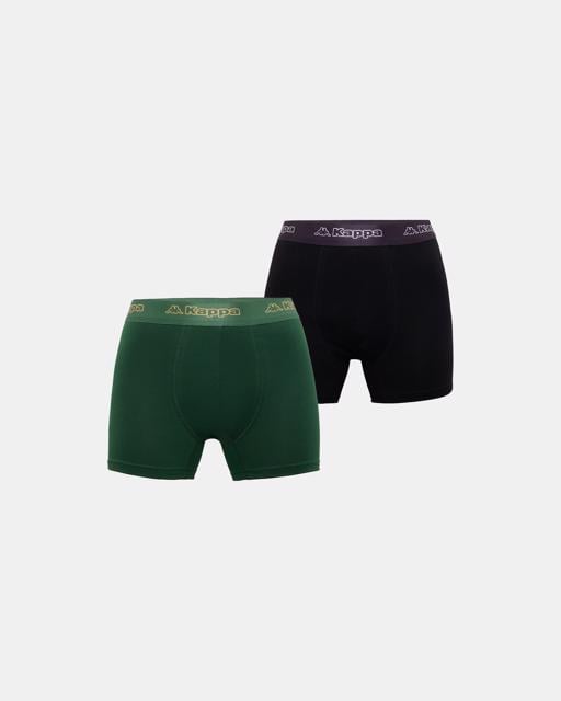 Siyah Logo Kabox 2 Erkek Siyah Gri Regular Fit Boxer - KAPPA® Türkiye