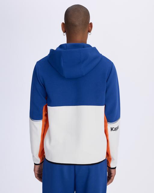 Mavi Authentic 
nisty Full Zip Erkek Mavi-Beyaz Regular Fit Fermuarlı Eşofman Üstü - KAPPA® Türkiye