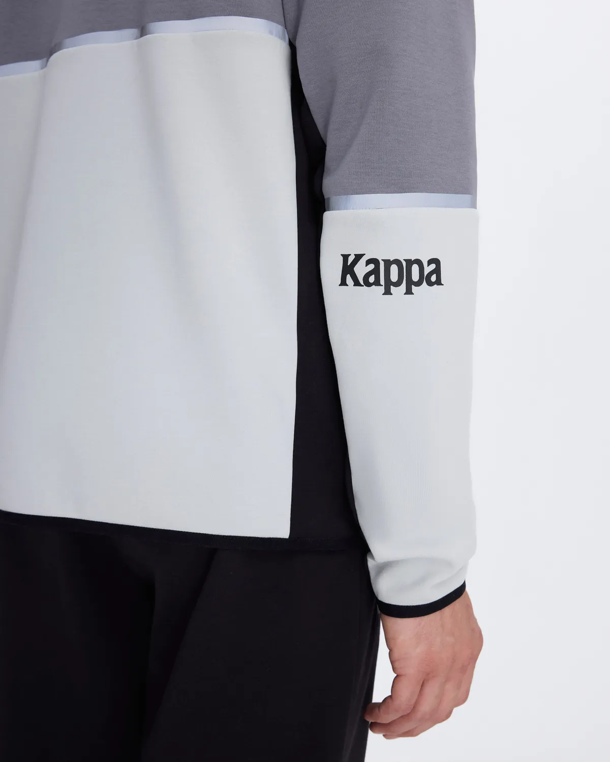 Gri Authentic 
nisty Full Zip Erkek Gri-Siyah Regular Fit Fermuarlı Eşofman Üstü