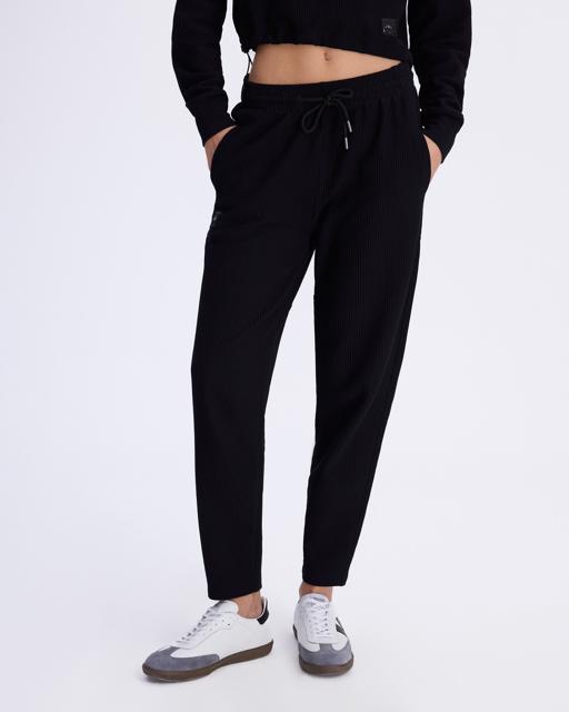 Siyah Panticosa Kadın Siyah Oversize Fit Eşofman Altı - KAPPA® Türkiye