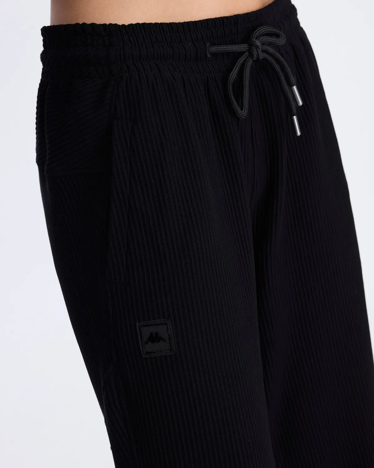 Siyah Panticosa Kadın Siyah Oversize Fit Eşofman Altı