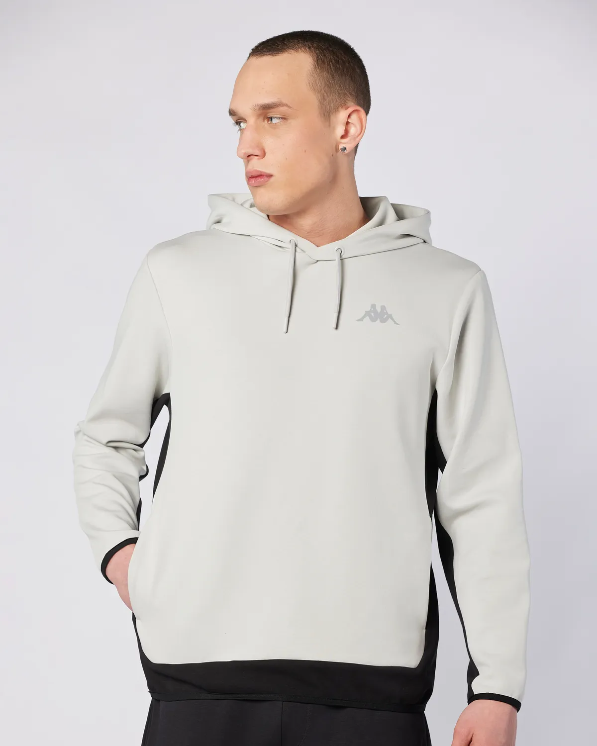 Gri Authentic Lake Erkek Gri Regular Fit Hoodie