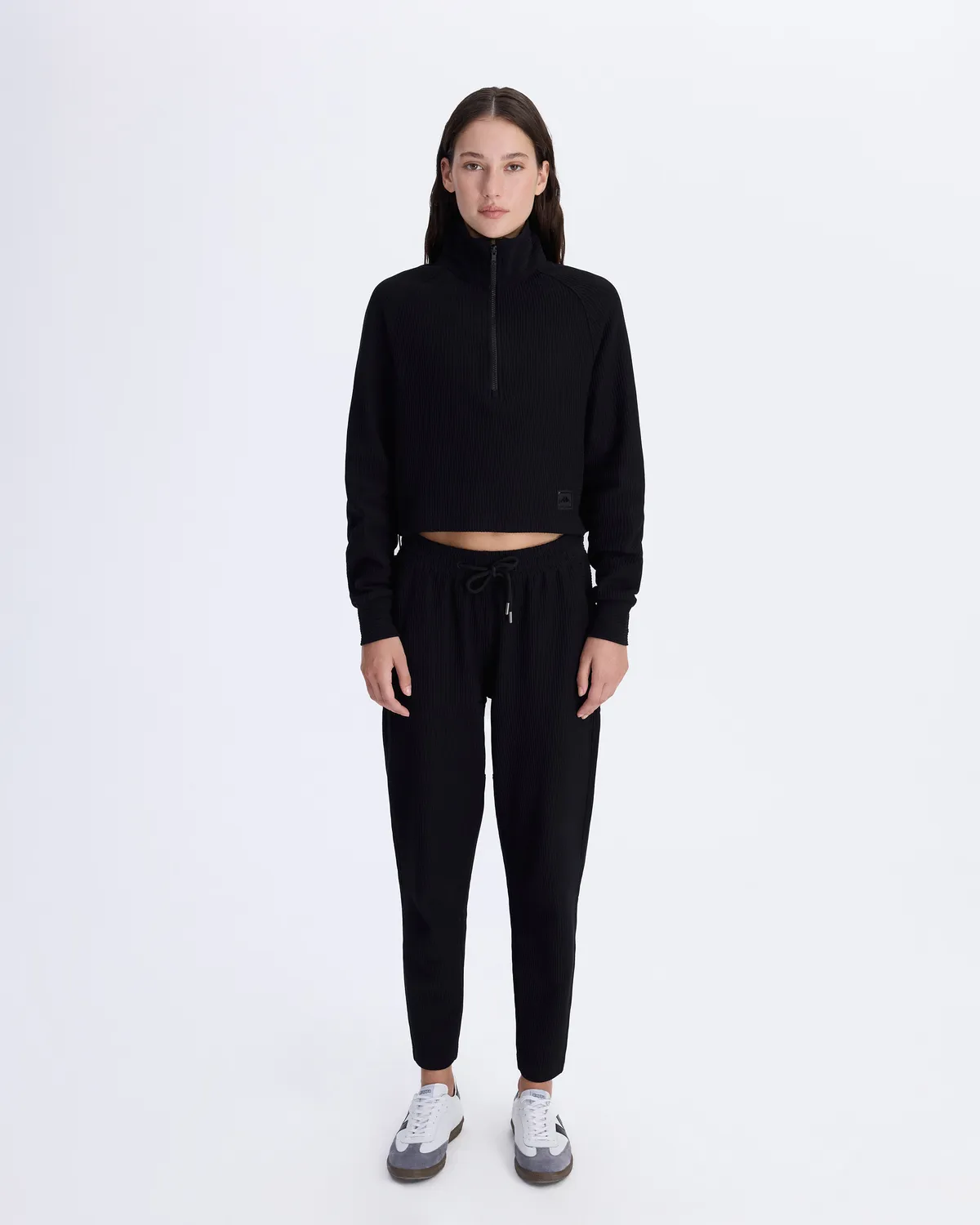 Siyah Sanabria Kadın Siyah Oversize Fit Sweatshirt