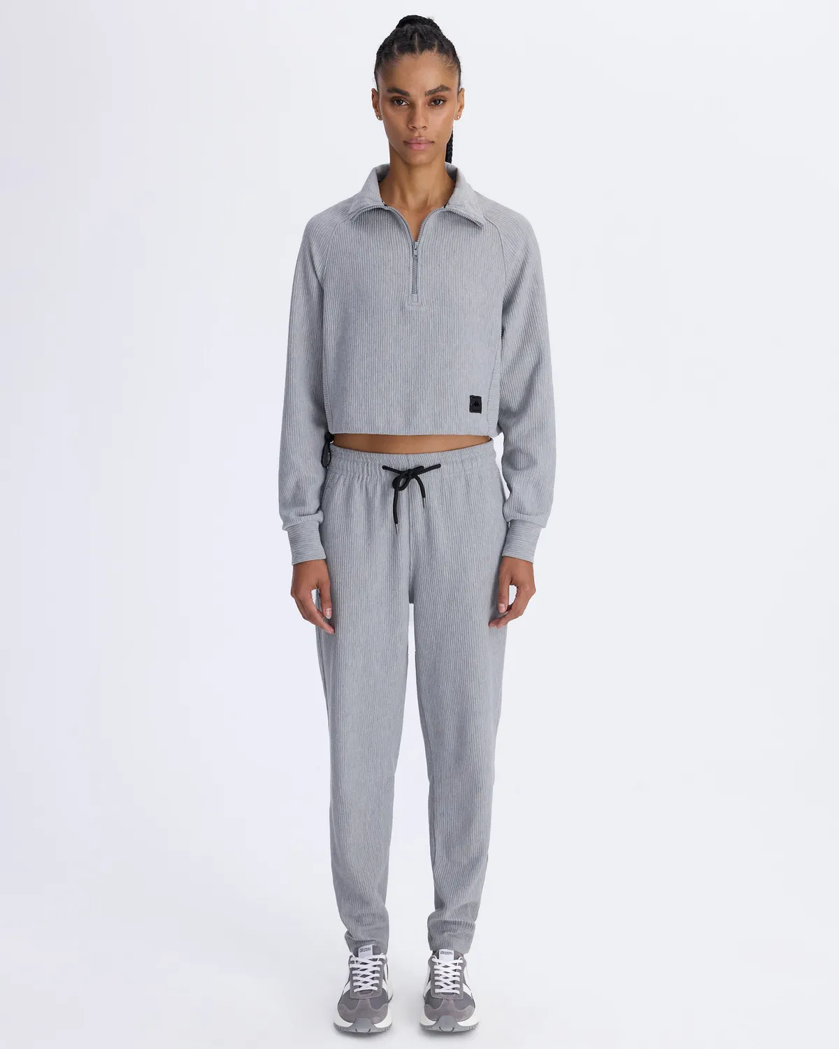 Gri Sanabria Kadın Gri Oversize Fit Sweatshirt