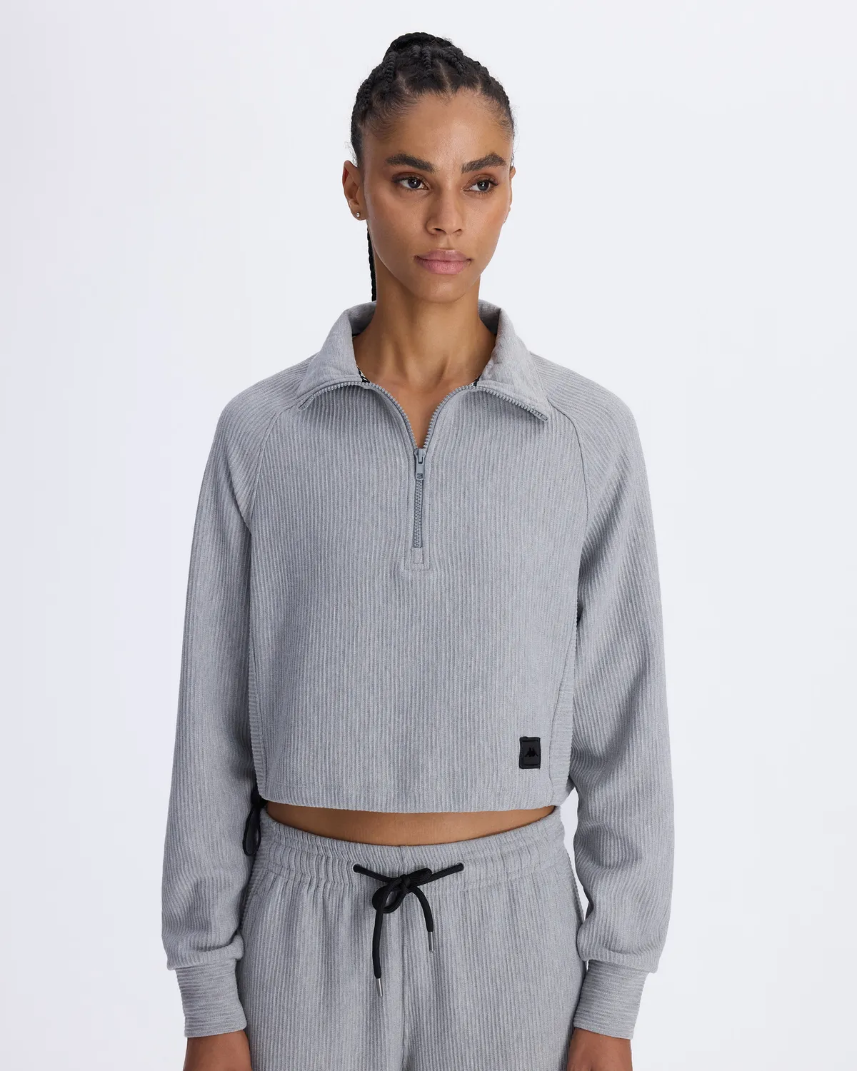 Gri Sanabria Kadın Gri Oversize Fit Sweatshirt