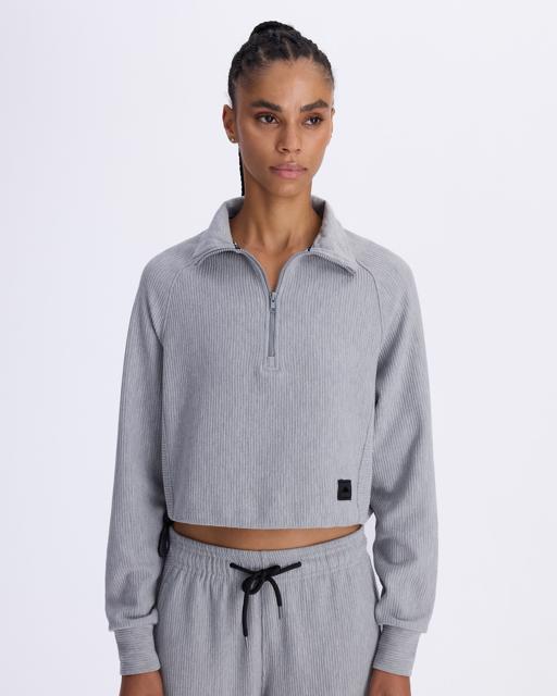 Gri Sanabria Kadın Gri Oversize Fit Sweatshirt - KAPPA® Türkiye