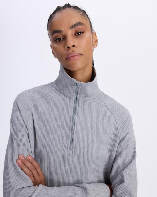 Gri Sanabria Kadın Gri Oversize Fit Sweatshirt - KAPPA® Türkiye