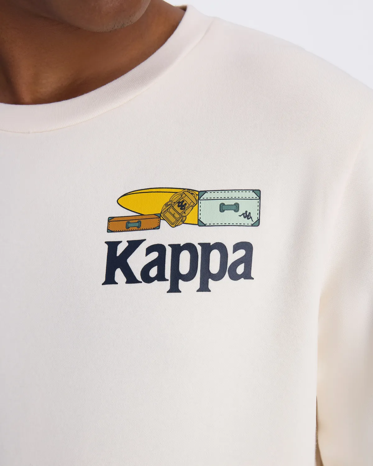 Beyaz Authentic Graphik Pyke Unisex Beyaz Regular Fit Sweatshirt