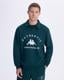 Authentic Pola Organic Tur Erkek Petrol Yeşili Comfort Fit Sweatshirt