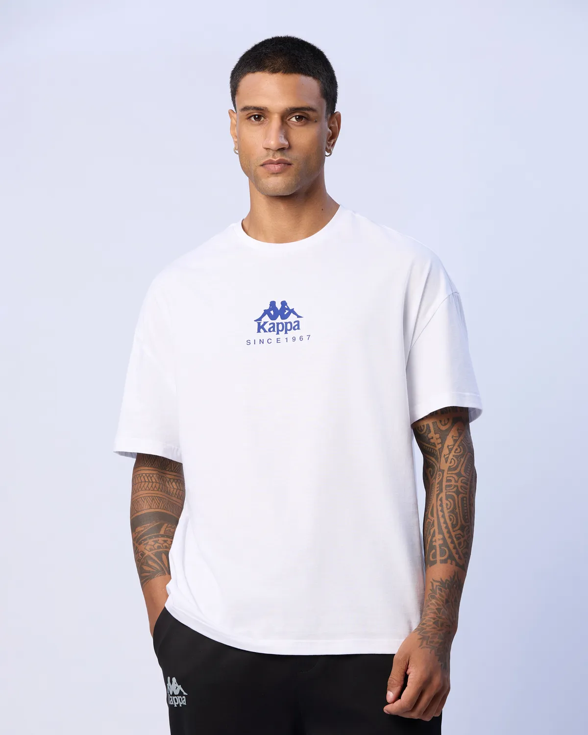 Beyaz Chibaf Tee Erkek Beyaz Oversize Fit Tişört