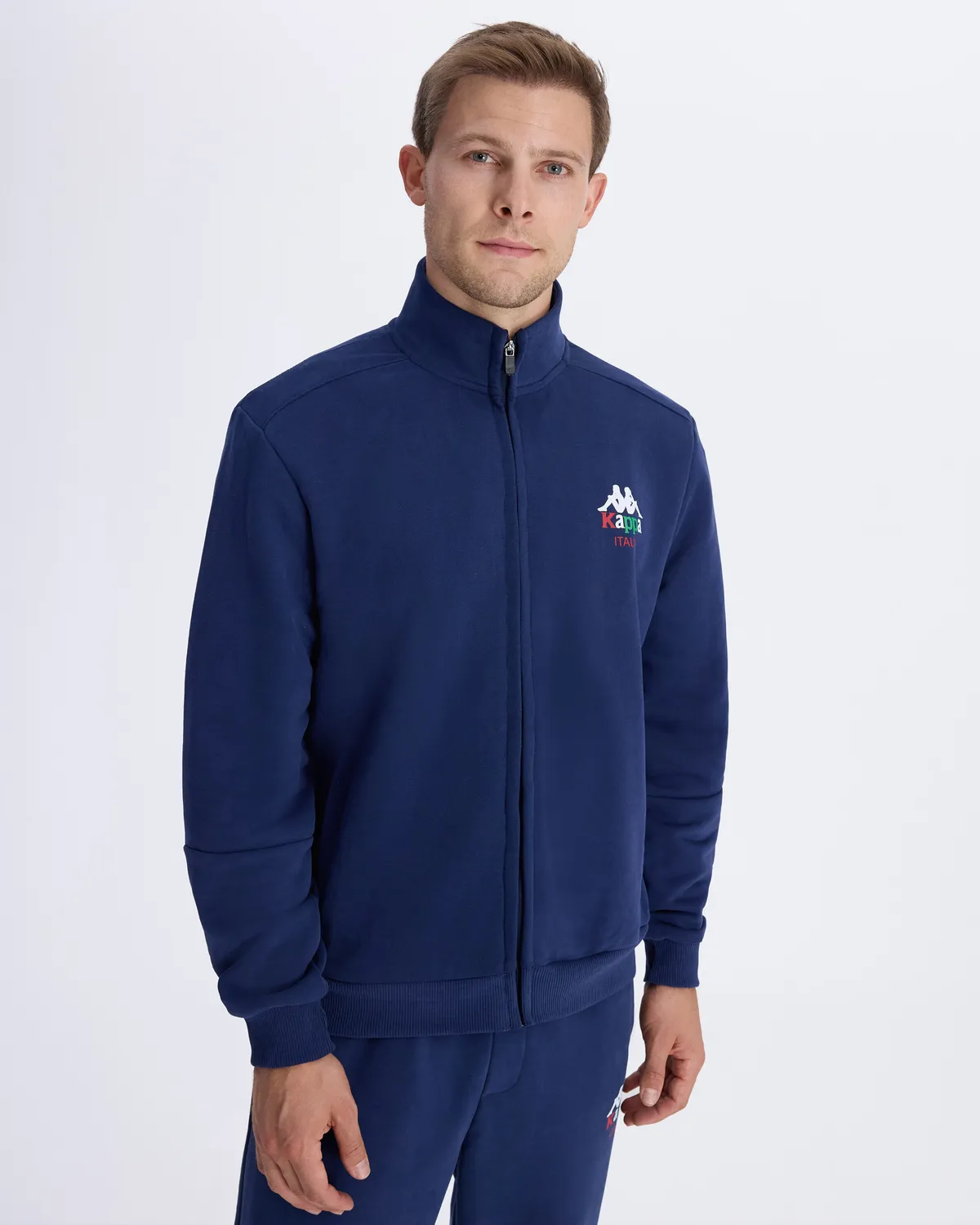 Mavi Authentic İtaly Full Zip Erkek Mavi Comfort Fit Fermuarlı Eşofman Üstü