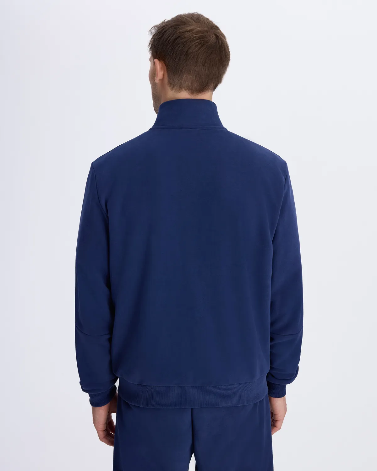 Mavi Authentic İtaly Full Zip Erkek Mavi Comfort Fit Fermuarlı Eşofman Üstü