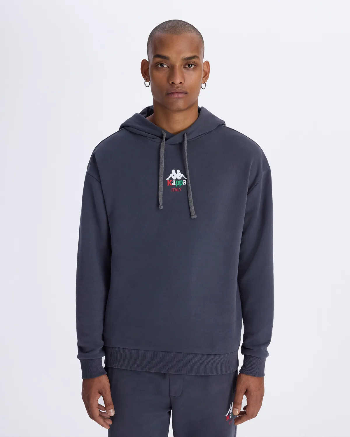 Gri Authentic İtaly Hoodie Erkek Gri Comfort Fit Hoodie